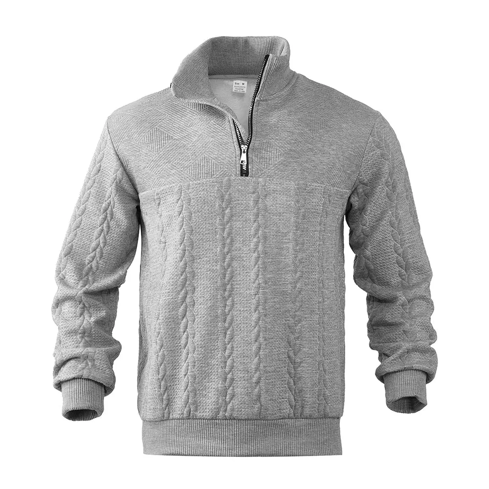 Aidan | Premium Quarter Zip Sweatshirt