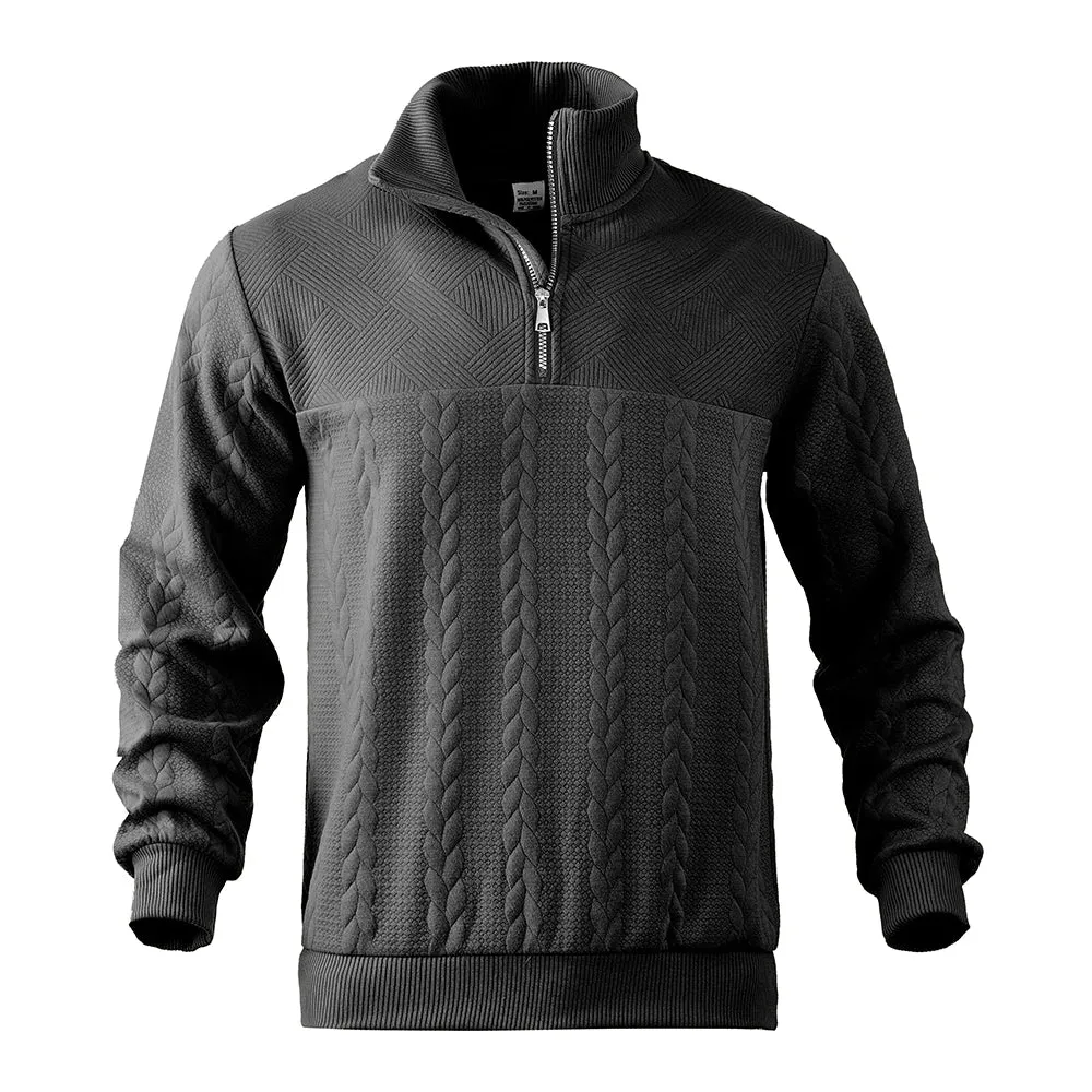 Aidan | Premium Quarter Zip Sweatshirt