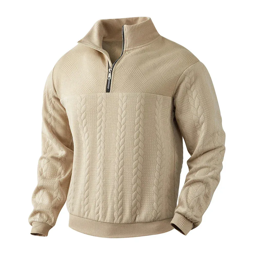 Aidan | Premium Quarter Zip Sweatshirt