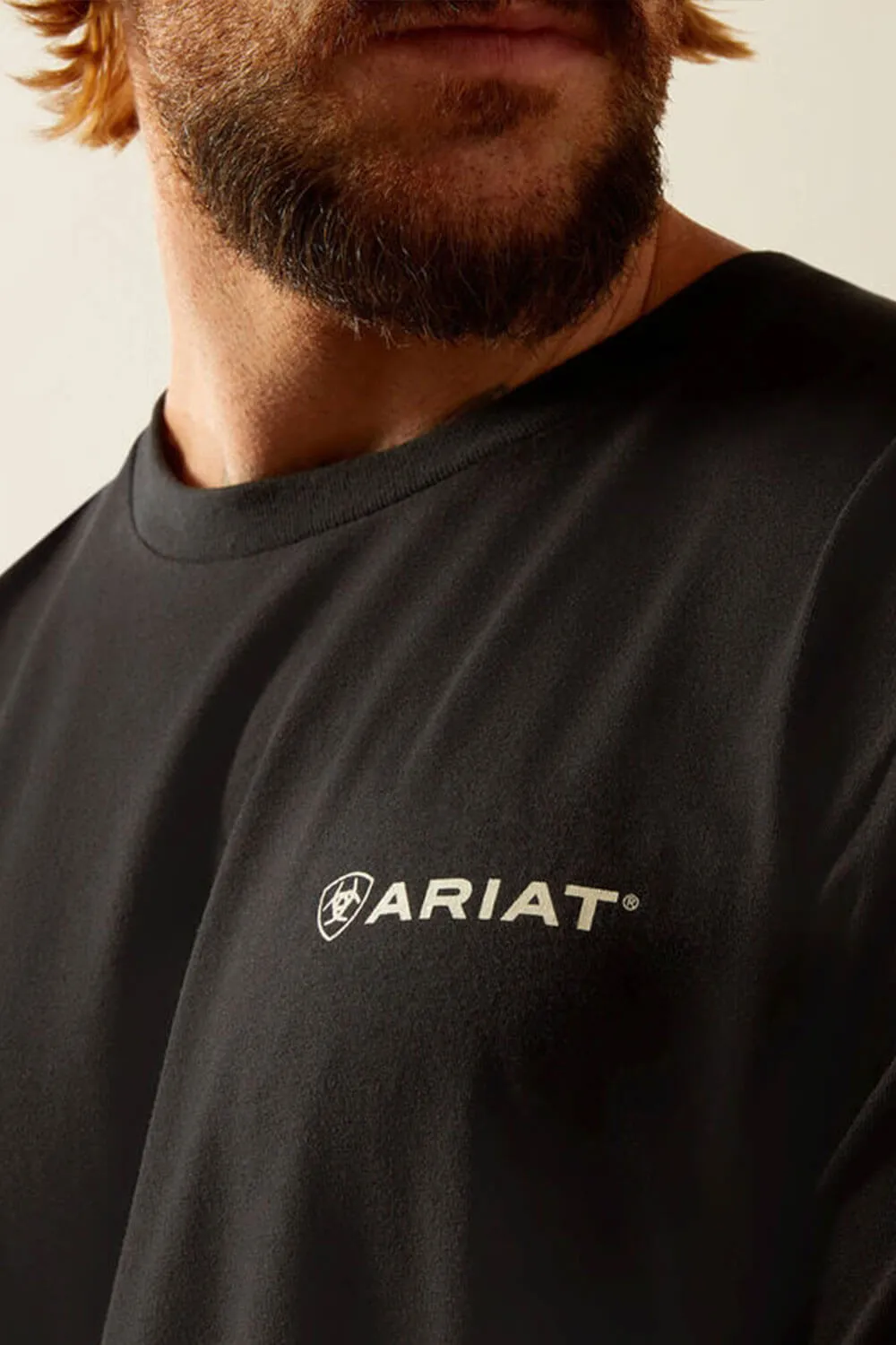 Ariat Big Sky Freedom T-Shirt for Men in Black | 10054842-BLACK