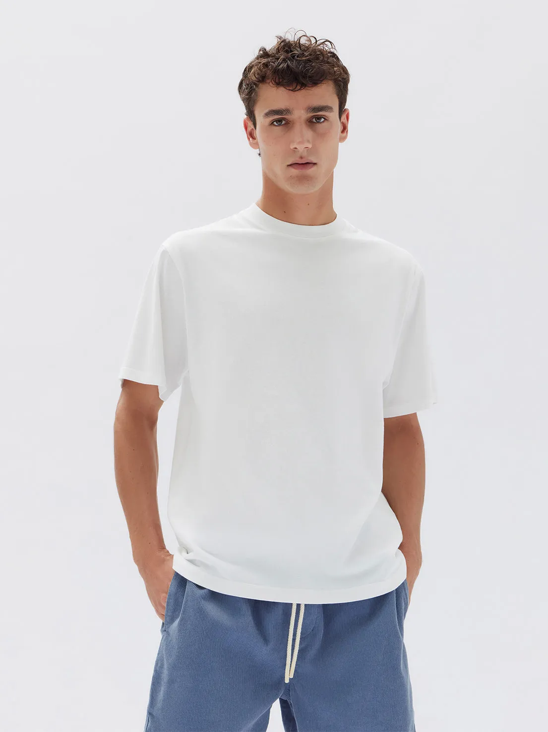 Assembly - Knox Organic Oversized Tee - Antique White
