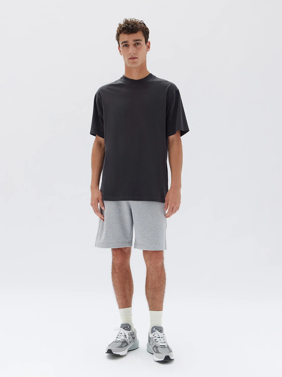 Assembly - Knox Organic Oversized Tee - Washed Black