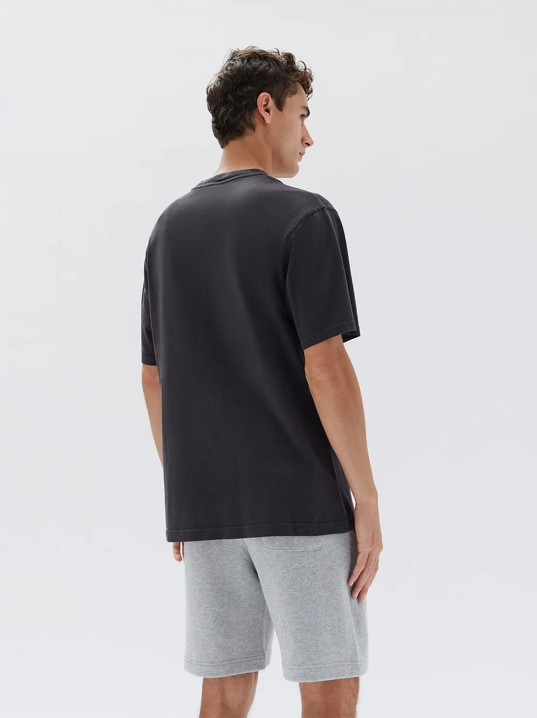 Assembly - Knox Organic Oversized Tee - Washed Black