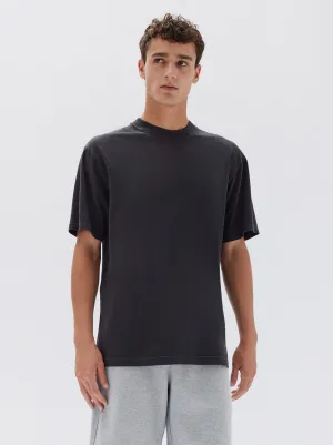 Assembly - Knox Organic Oversized Tee - Washed Black