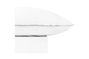 Bas Phillips Bamboo Linen Quilt Cover Set - White