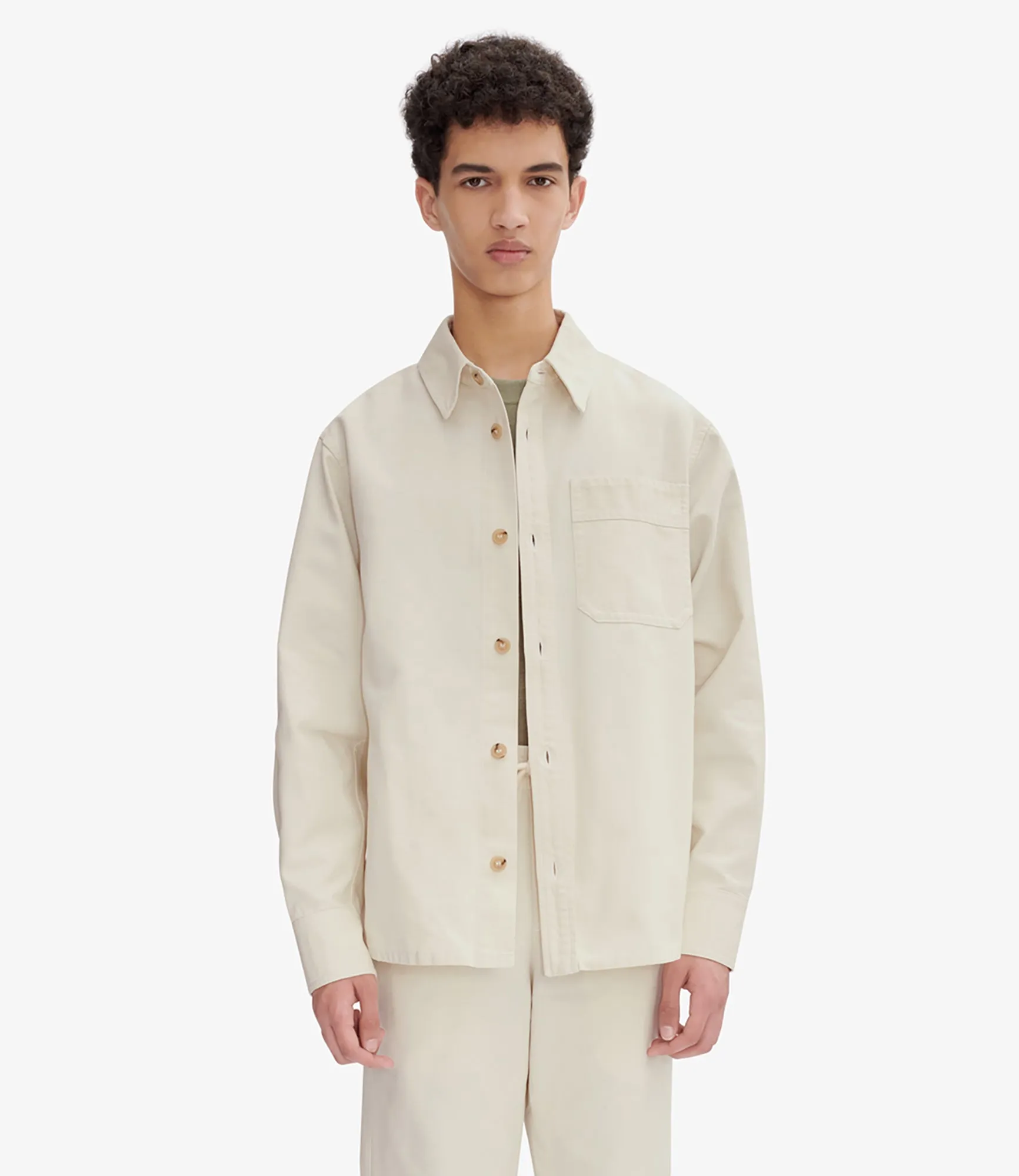 Basile Brodée Poitrine overshirt