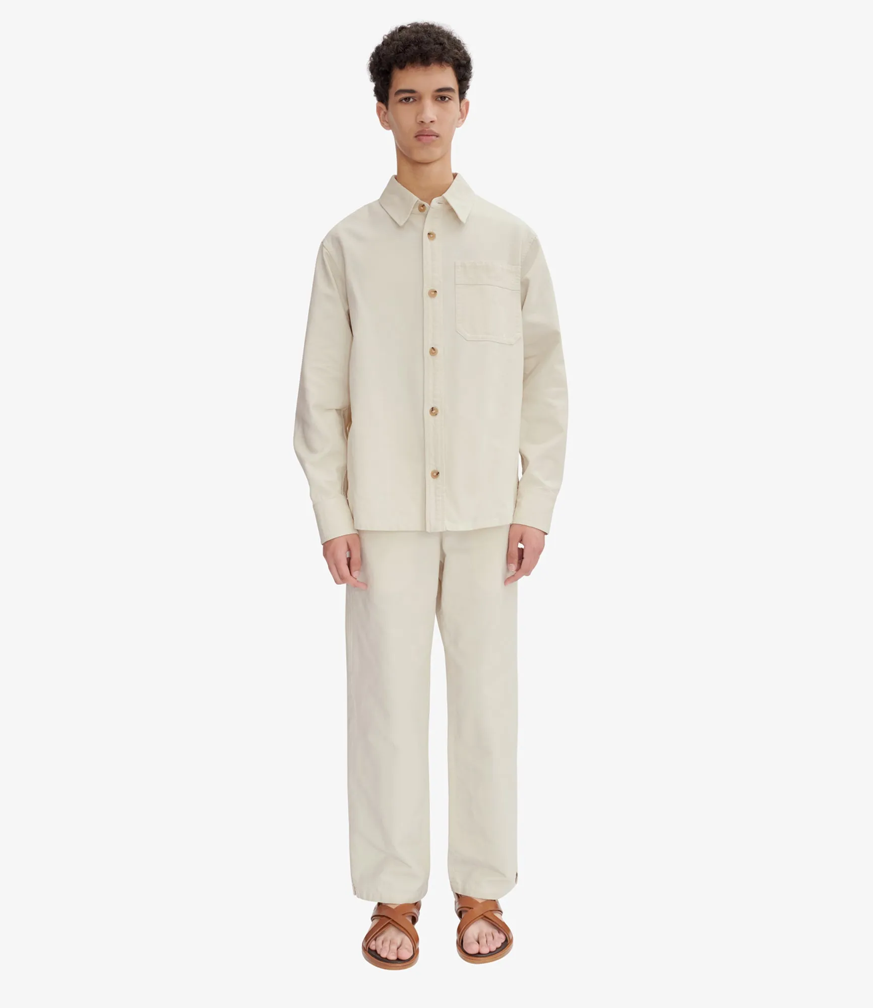Basile Brodée Poitrine overshirt