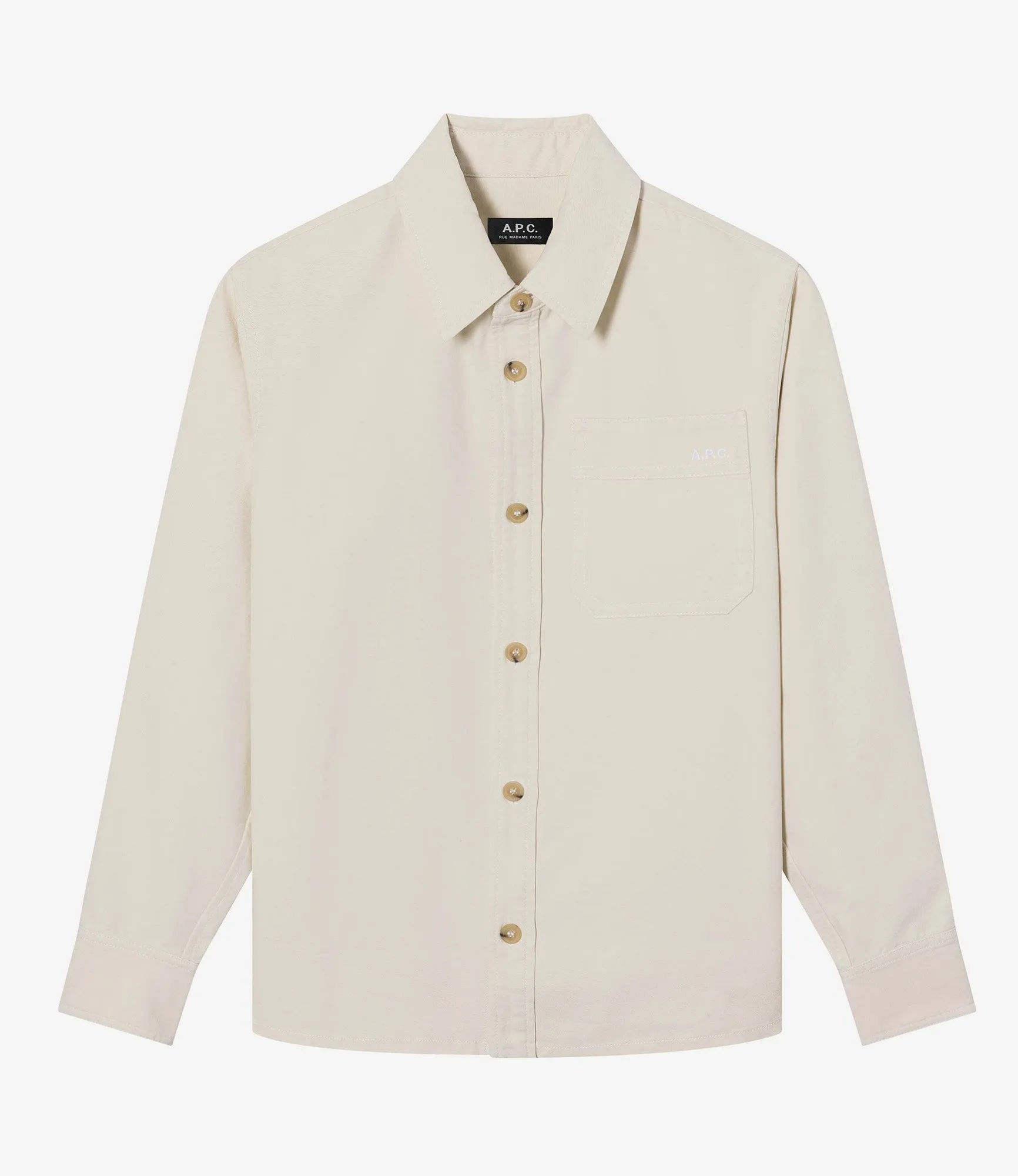 Basile Brodée Poitrine overshirt