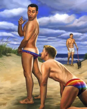 Beach Bum, Starring Alan Ilagan print