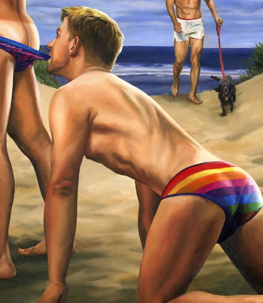 Beach Bum, Starring Alan Ilagan print