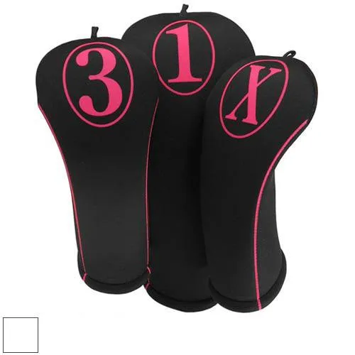 BeeJos Simple Collection Headcovers Hybrid #6H Red