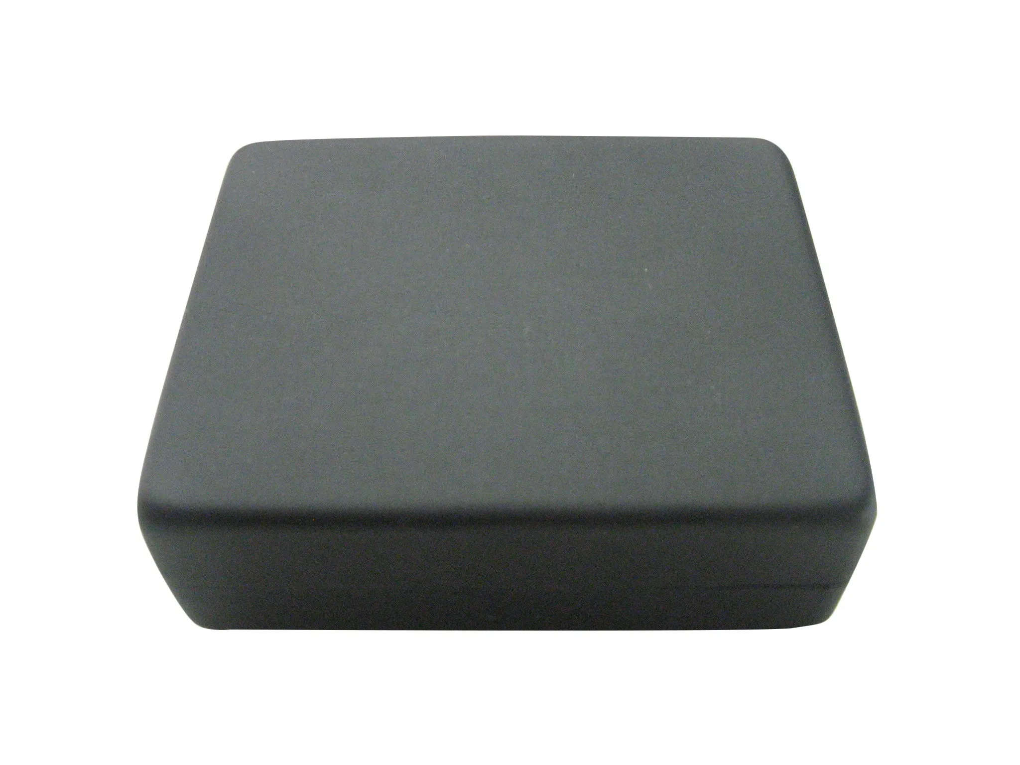 Black Classic Cufflinks with Thin Silver Trim