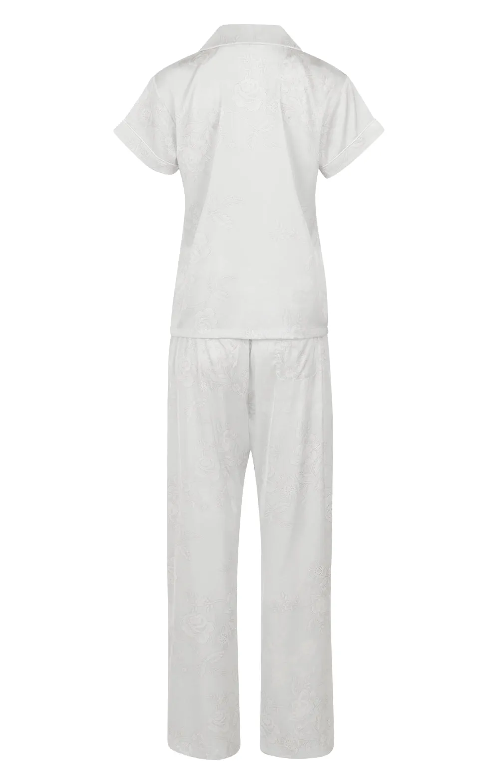 Bliss Angel White Short Sleeve & Pant PJ Set