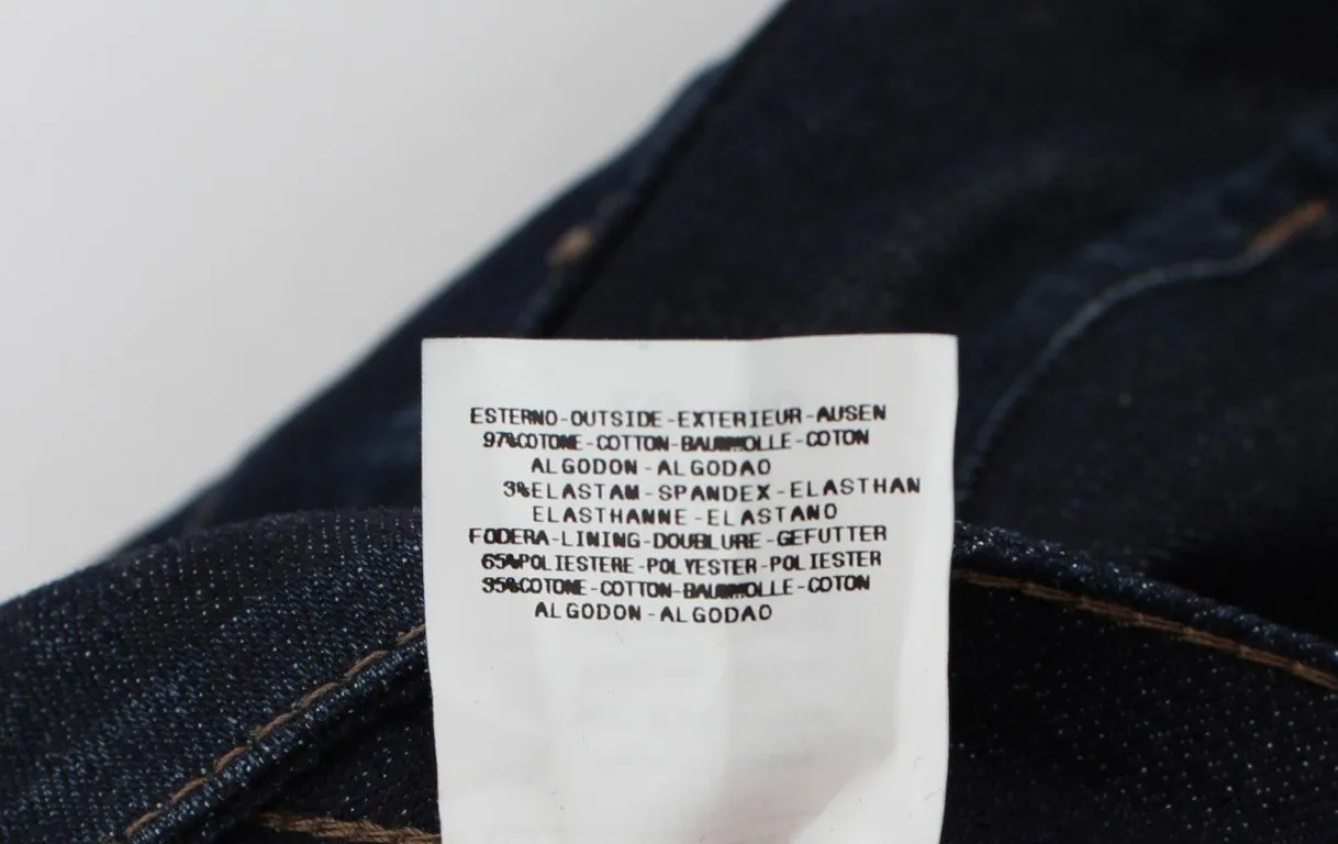 Blue Cotton Stretch Slim Fit Jeans