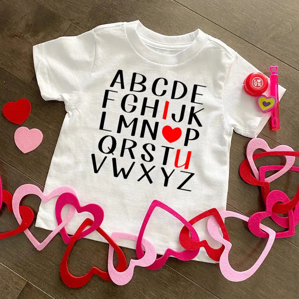 Boy Valentine's Day Heart Print Kids Shirt