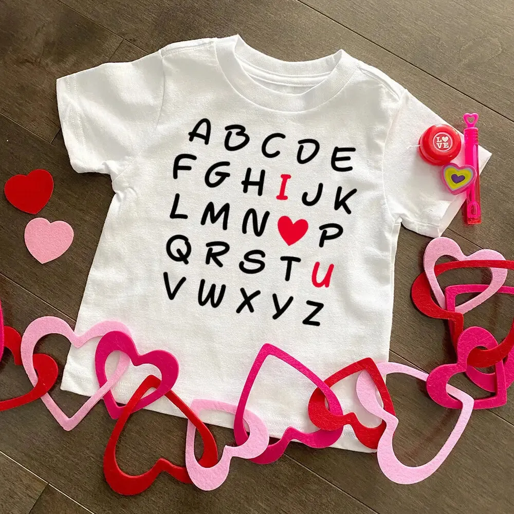 Boy Valentine's Day Heart Print Kids Shirt