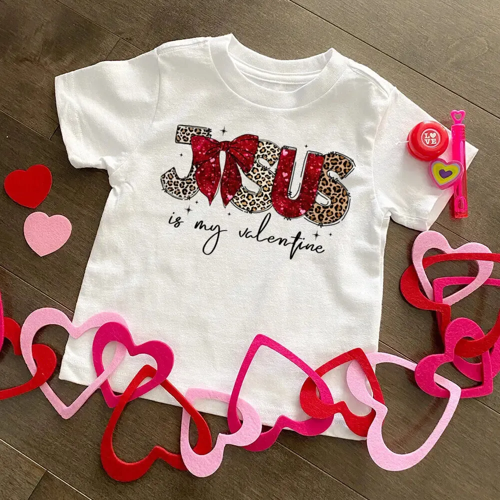 Boy Valentine's Day Heart Print Kids Shirt