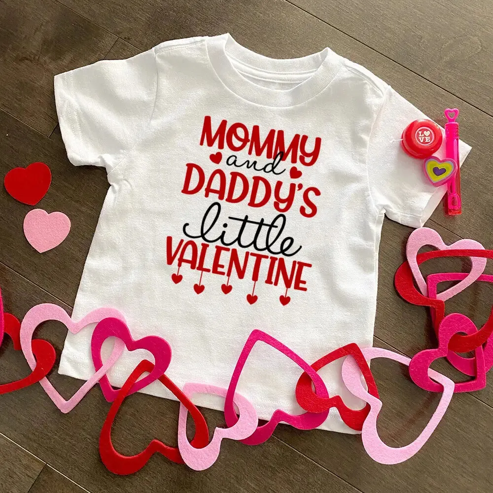 Boy Valentine's Day Heart Print Kids Shirt