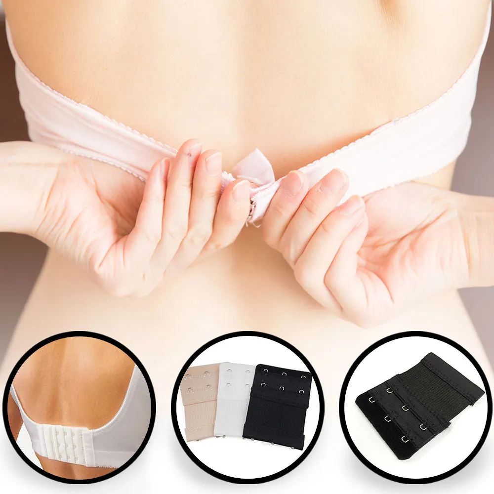 Bra Extenders 3 Hook - Black / White / Nude