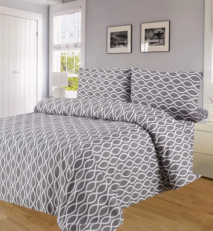 Brand new in package! Premier Bamboo Essence 3 Piece Deep Pocket Sheet set, Twin! Wrinkle, Fade & Stain Resistant! Grey!