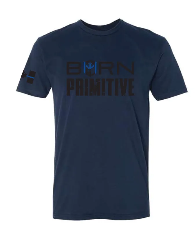 Brand Tee Thin Blue Line (Midnight Navy)