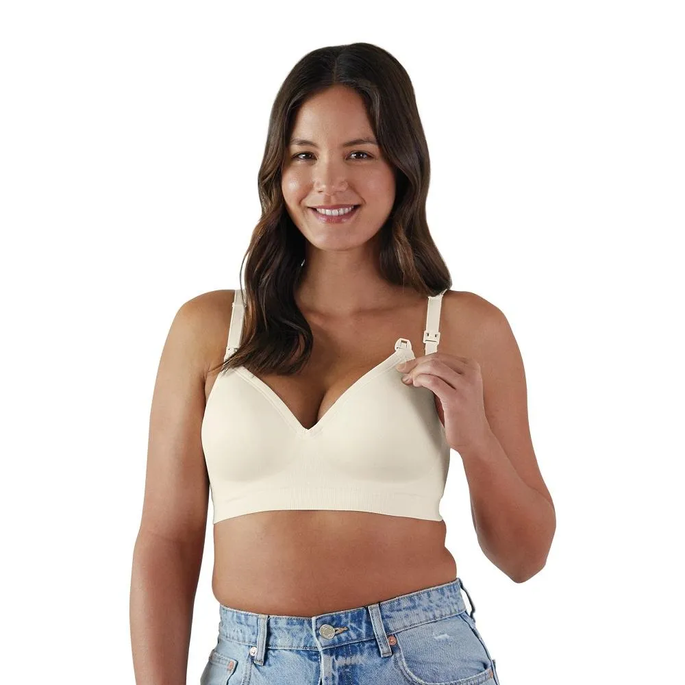 Bravado Plunge Nursing Bra (Antique White)