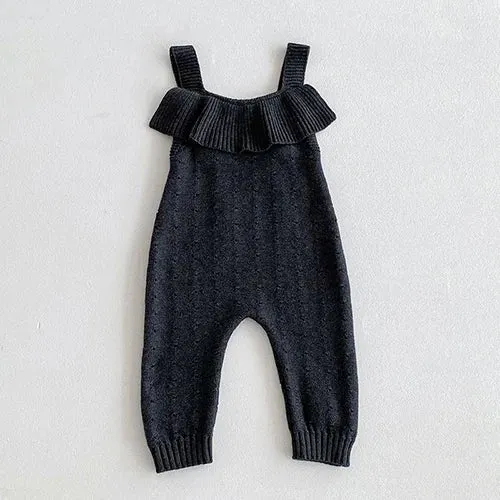 Breathable Knitted Sleeveless Romper Newborn Baby
