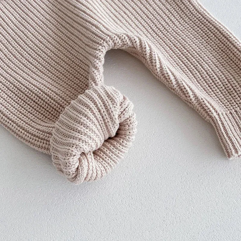 Breathable Knitted Sleeveless Romper Newborn Baby