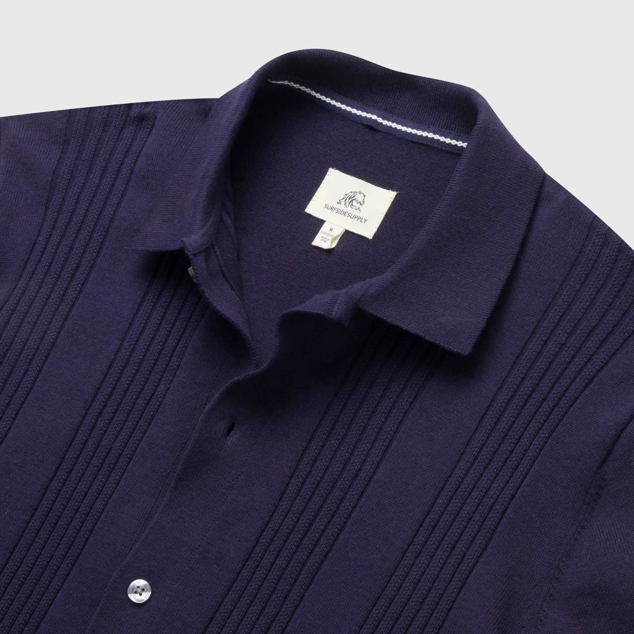 BRENT RIB KNIT SHIRT