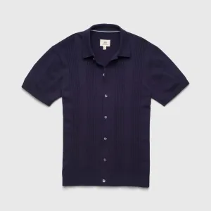 BRENT RIB KNIT SHIRT