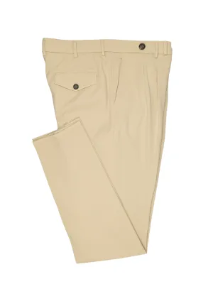 Brunello Cucinelli Beige Cotton Leisure Fit Chino