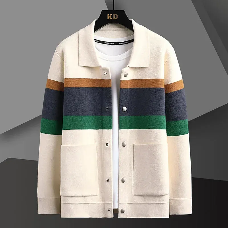 Bruno Heritage Striped Cardigan