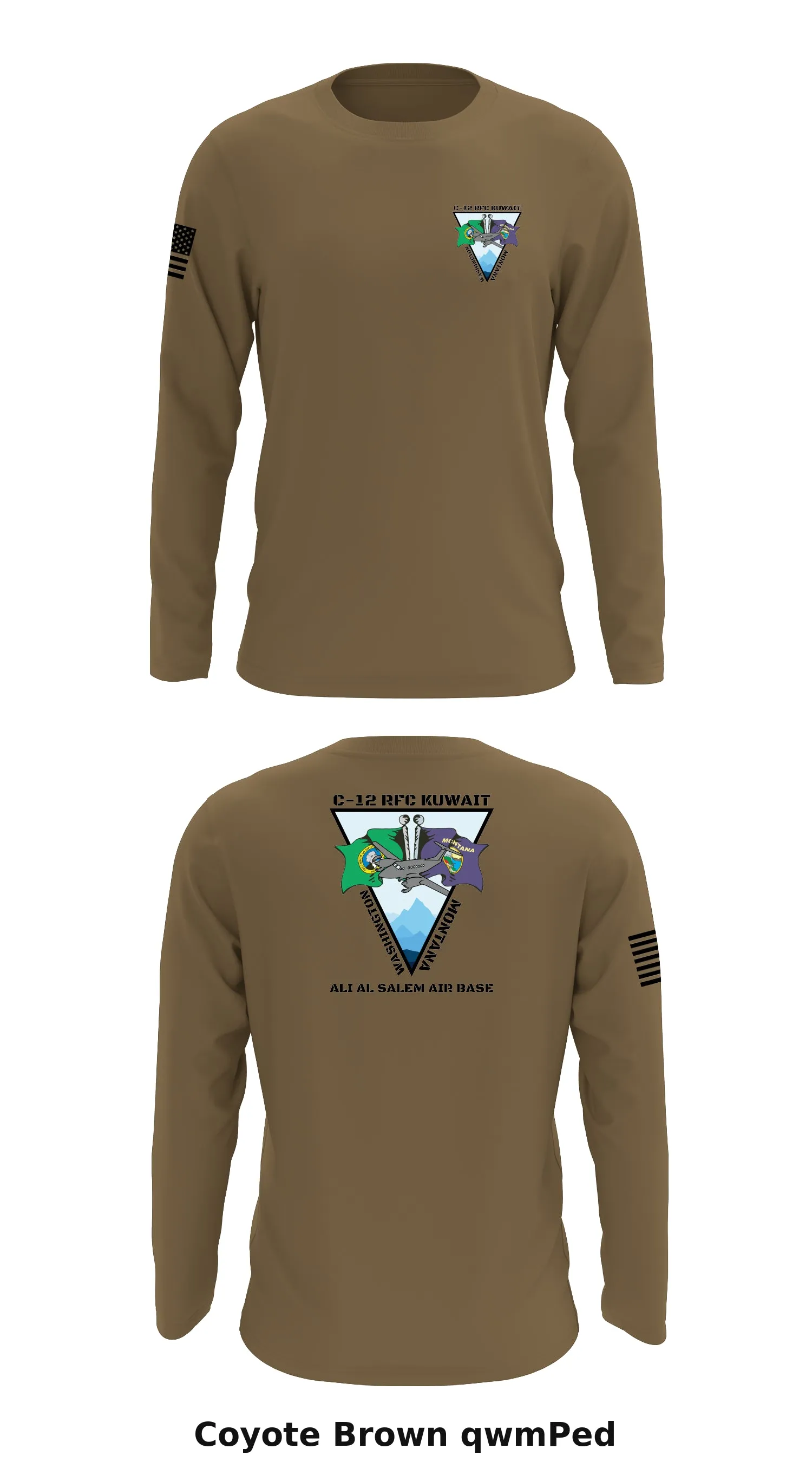 C-12 RFC Kuwait Store 1 Core Men's LS Performance Tee - qwmPed