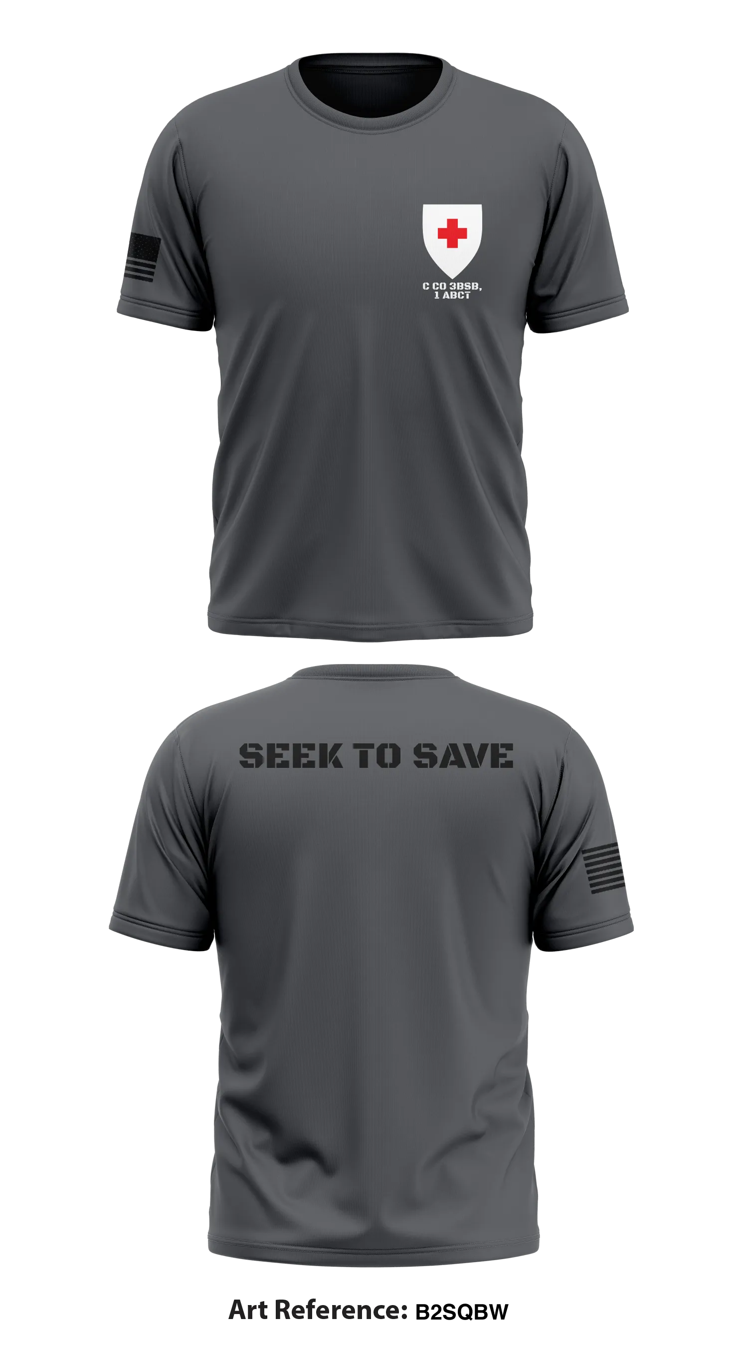 C co 3BSB, 1 ABCT Store 1 Core Men's SS Performance Tee - B2sqbw