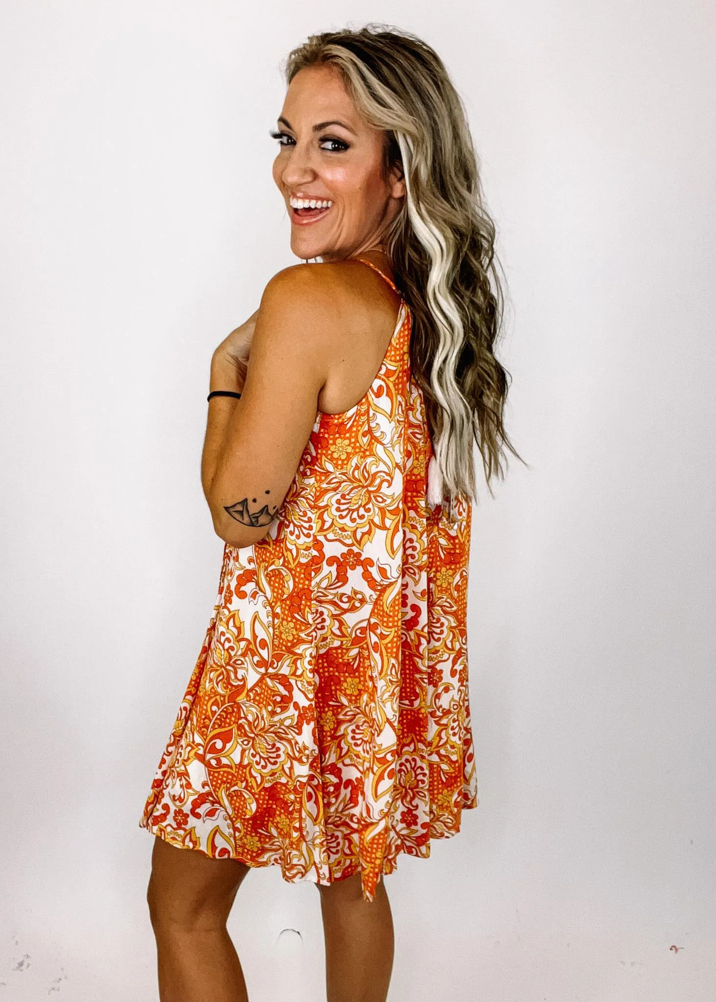 Cami Button Down Mini Dress