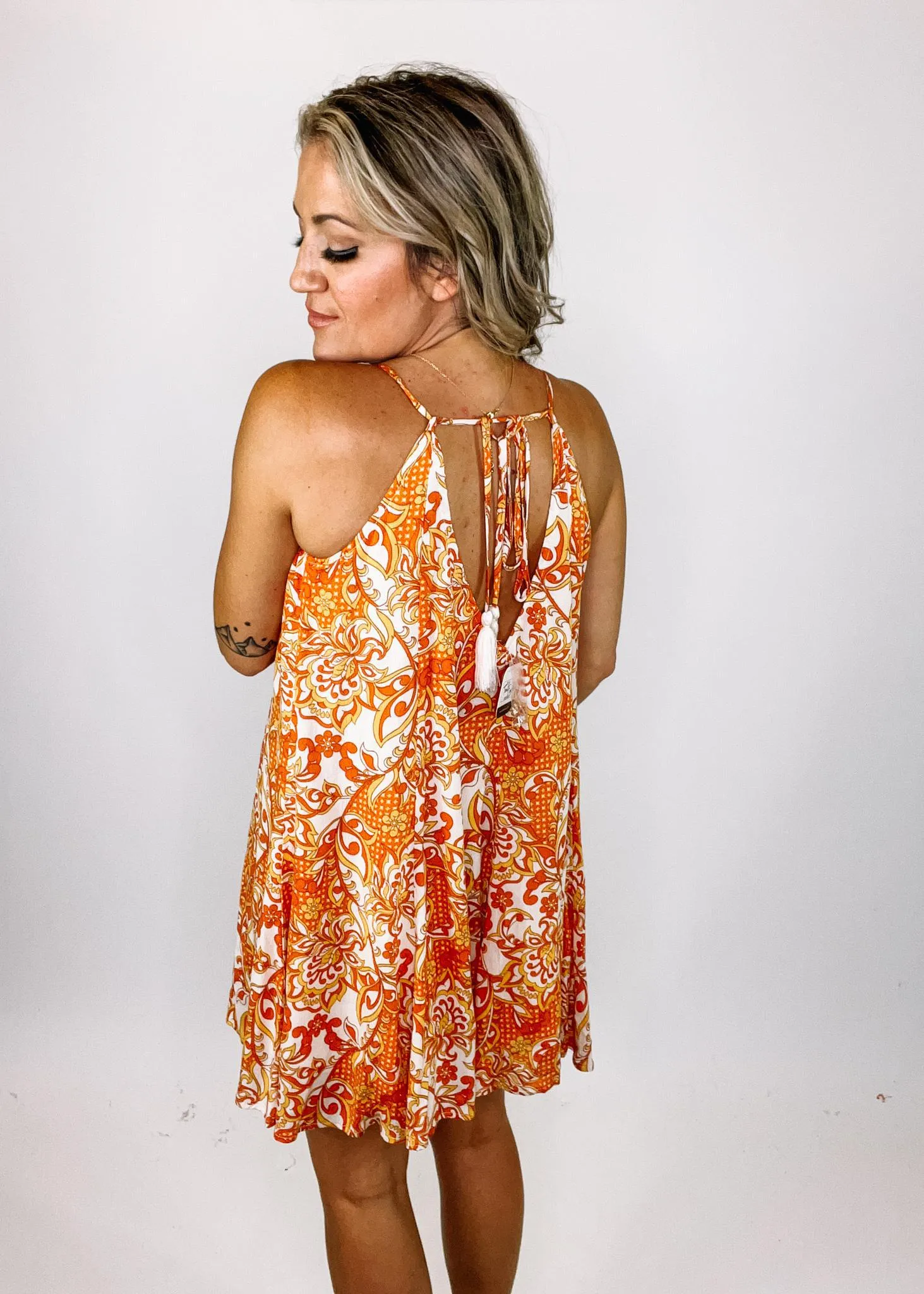 Cami Button Down Mini Dress