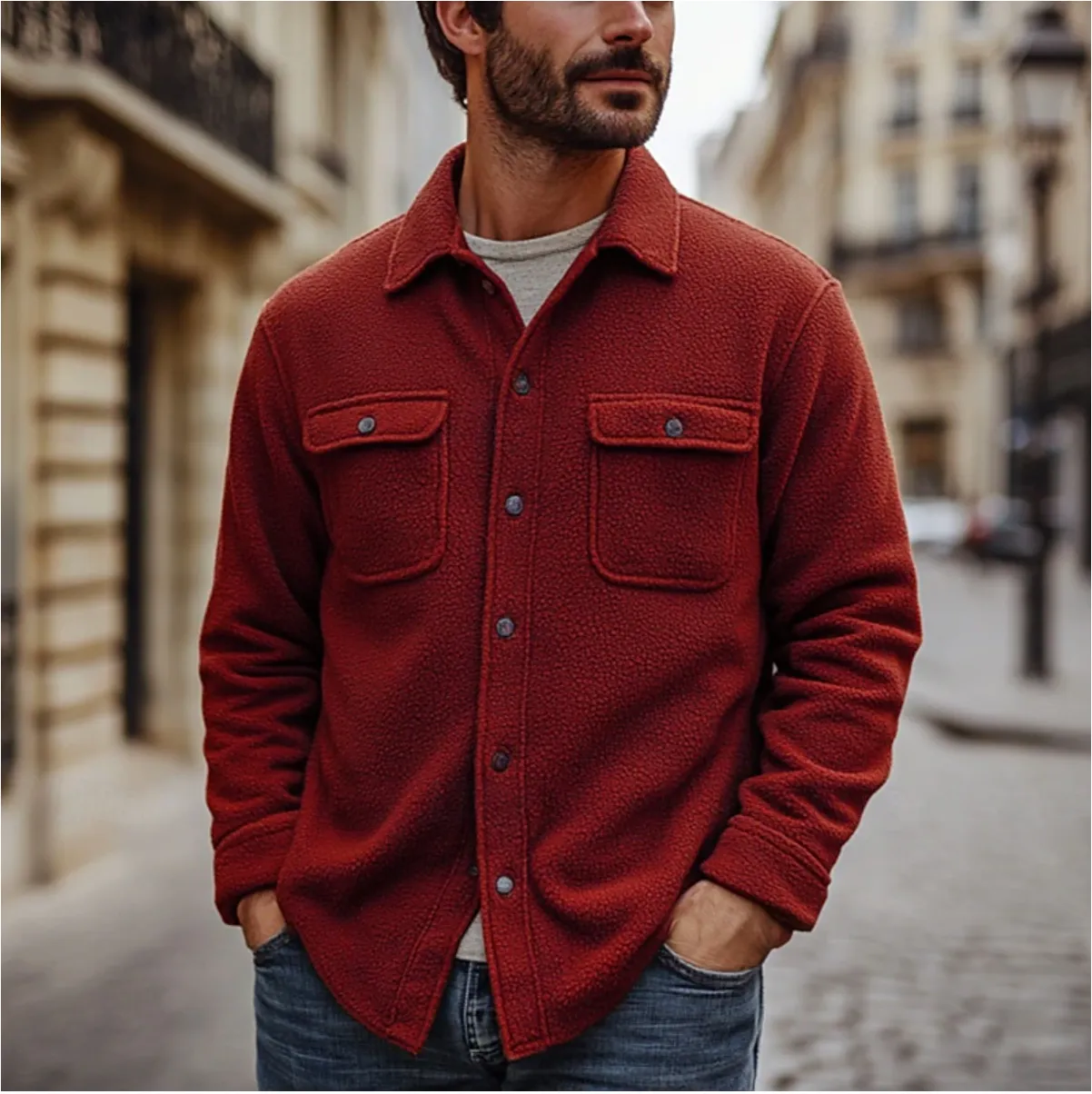Casual Shirt for Fall and Winter - Nick