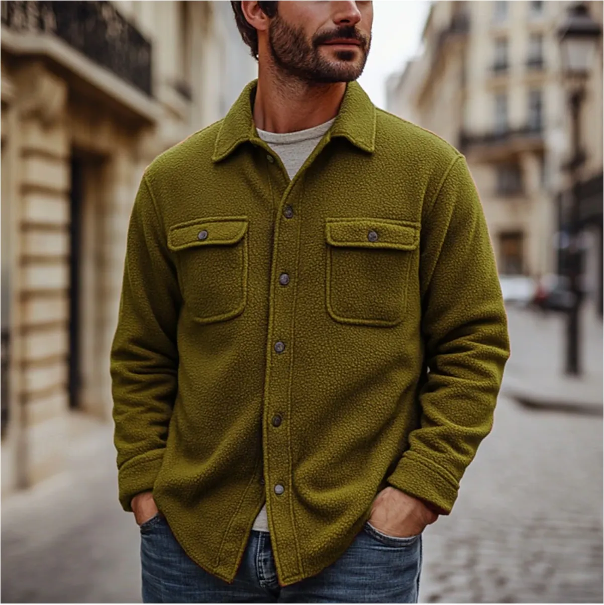 Casual Shirt for Fall and Winter - Nick