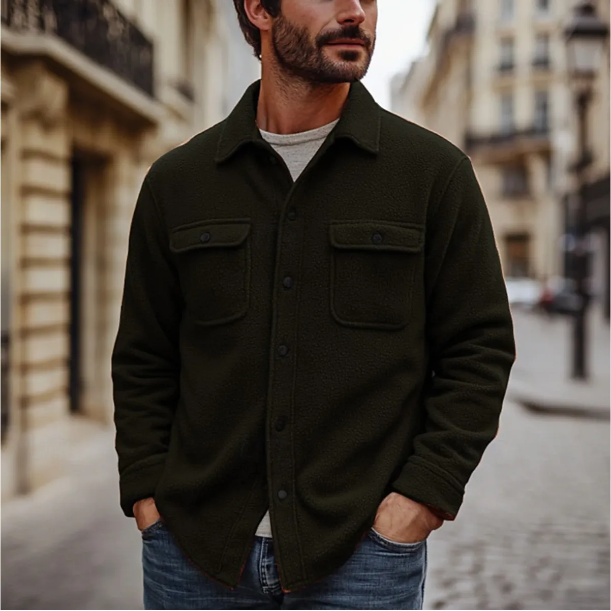 Casual Shirt for Fall and Winter - Nick