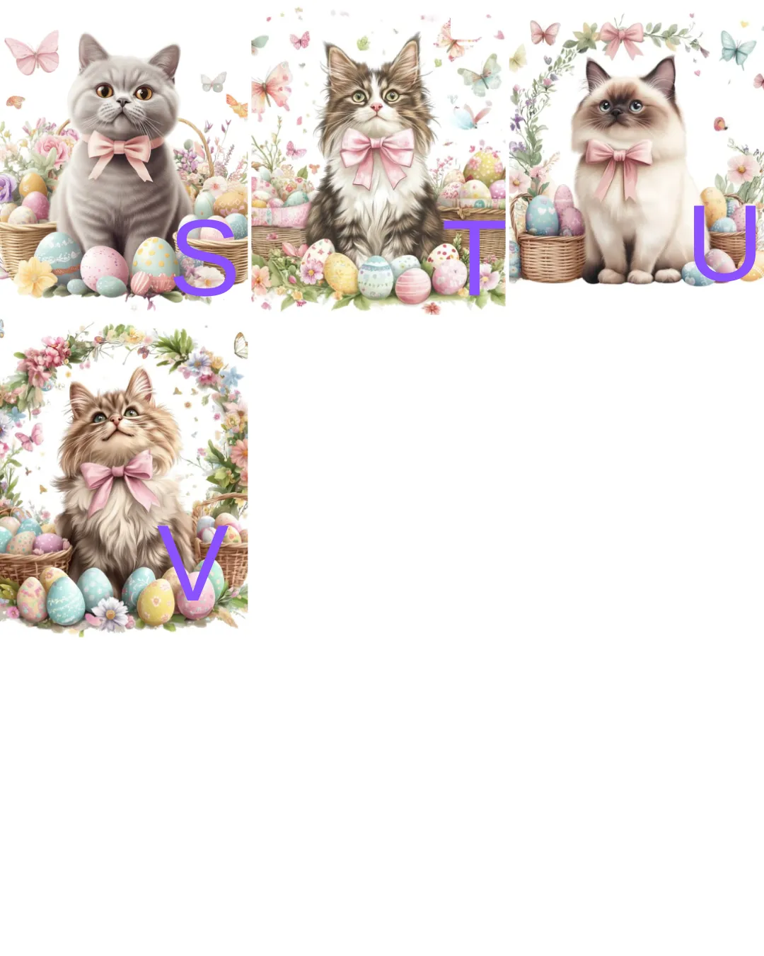 Cat Easter Tee