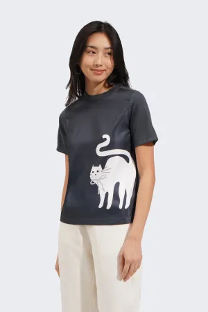 Cat Graphic Tee