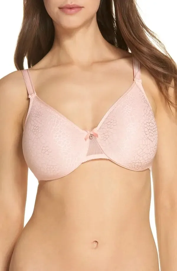 Chantelle C Magnifique C18910 Seamless Unlined Minimizer Bra- Blush Pink