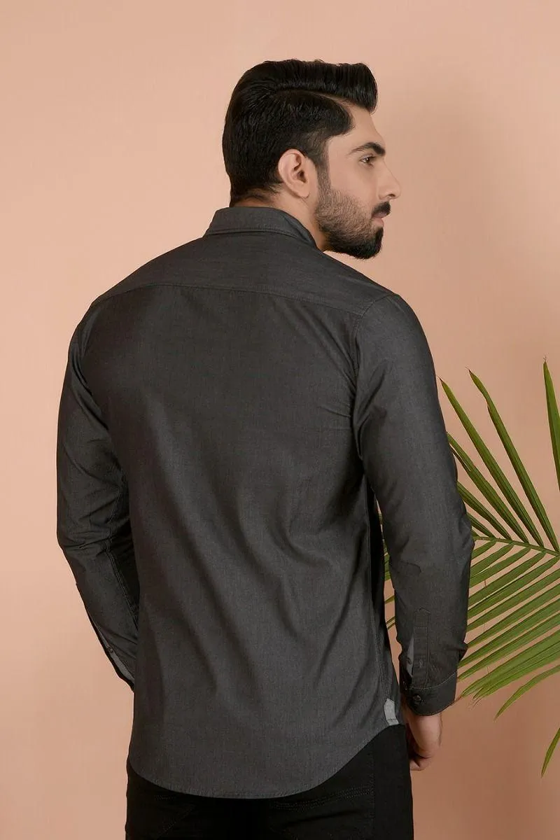 CHARCOAL SIGNATORY SHIRT