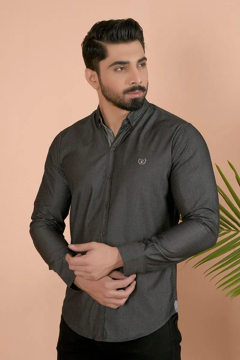CHARCOAL SIGNATORY SHIRT