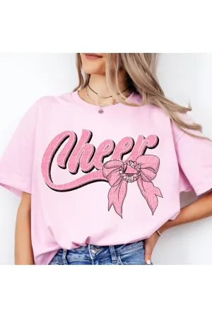 Cheer Bow Comfort Colors T-Shirt