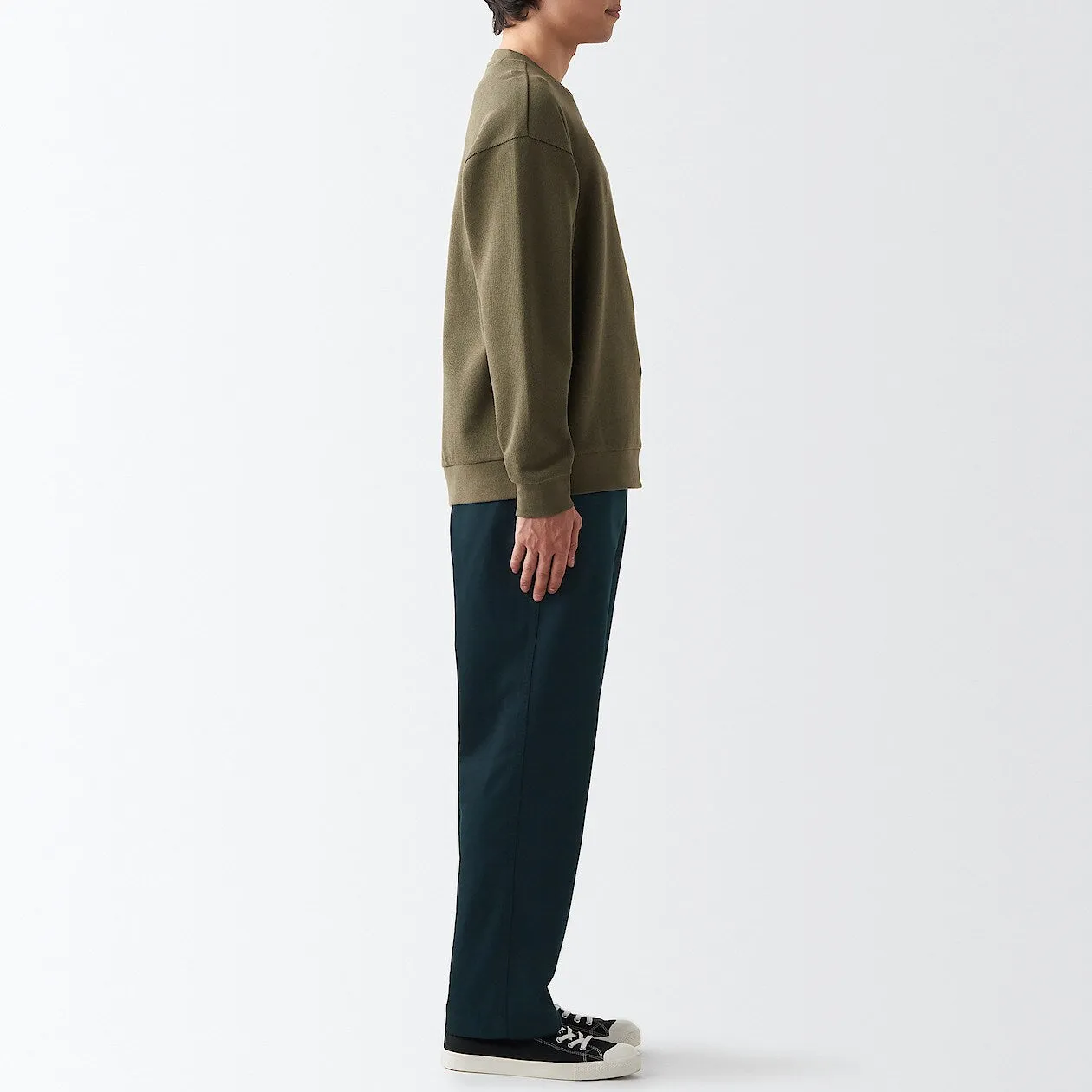 Chino Regular Fit Trousers Regular Leg Length Dark Navy W 33 inch
