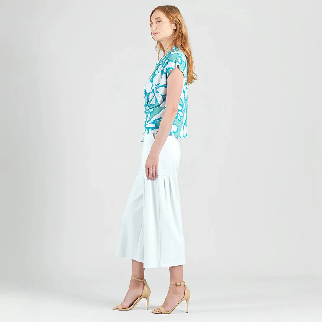 Clara Sunwood Floral Drape Neck Top