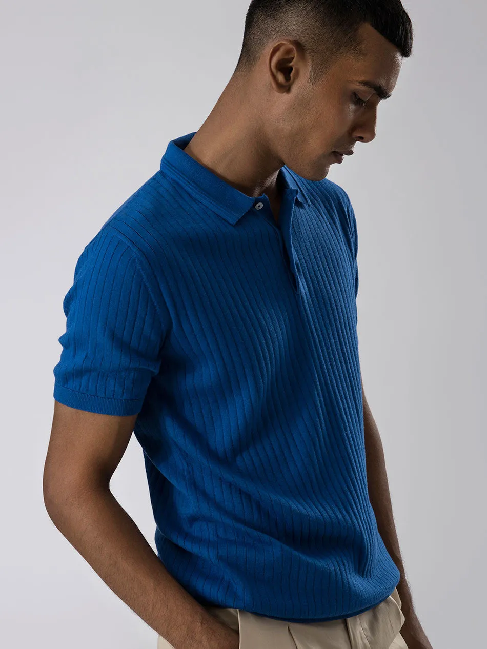 CLASSIC BLUE STRIPED POLO