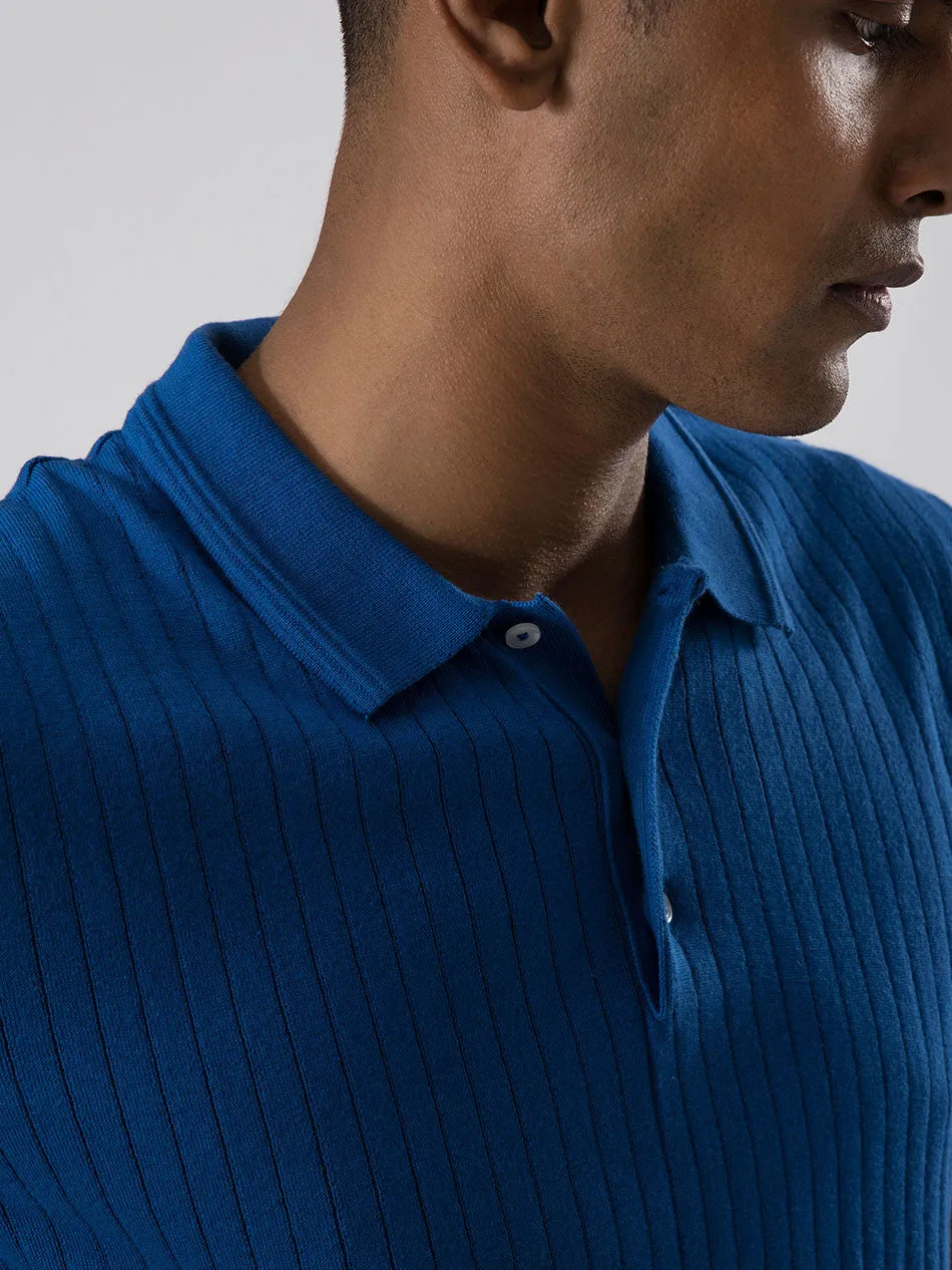 CLASSIC BLUE STRIPED POLO