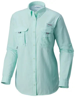 Columbia PFG Bahama Long Sleeve Womens Shirt Sea Ice
